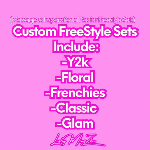 100% Custom Freestyle Press Ons (10pc)