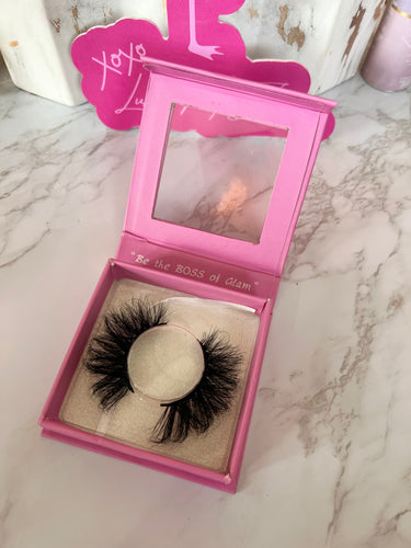 Pink Posh Lash (25mm)