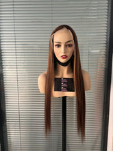 13x4 Highlighted Transparent Frontal Wig (1b/4/27 Color)