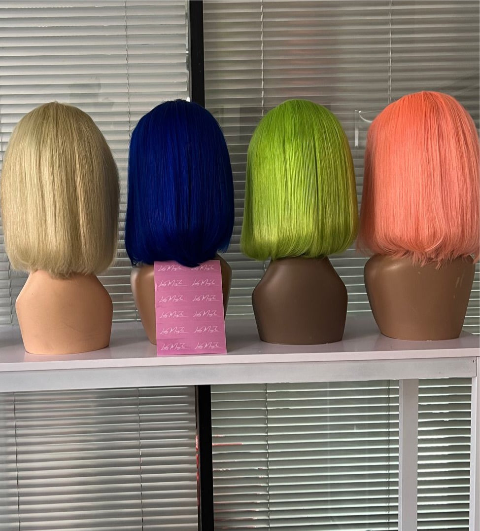 Custom Color Lace Frontal Bobs