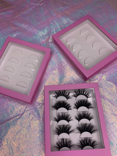 Pink Lash Organizer (NO lashes included)